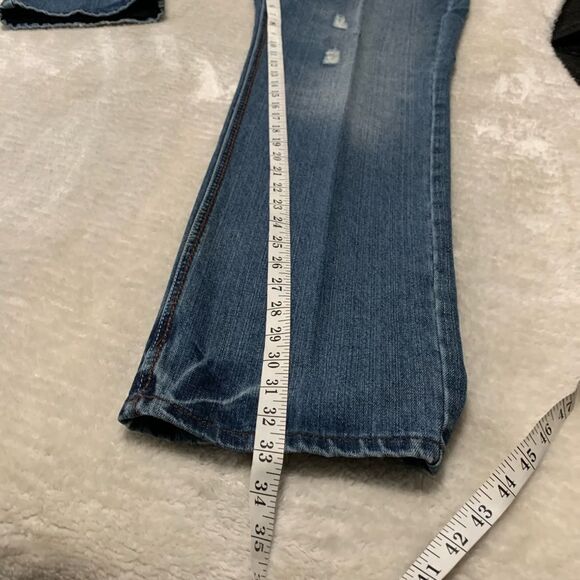 Phat Farm Mens Straight Ripped Denim Jeans‎ Size 38x33 Pants Y2K - Picture 5 of 9